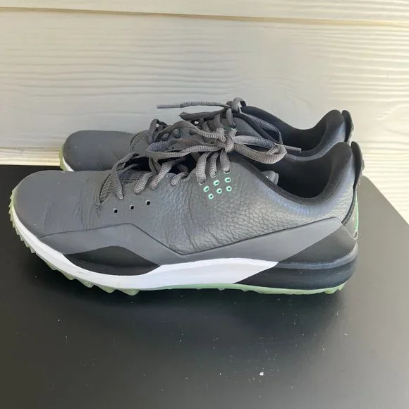 Nike Air Jordan Men's ADG 3 Dark Grey Green Glow Golf Shoes Size 9.5 - Picture 10 of 13